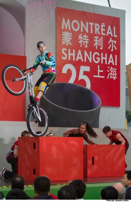 Unibikeshow à Shangaï pour l'exposition universelle